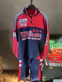 90s Wilson スウェット　セットアップ