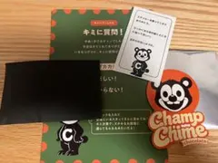 チャンプチャイムチョコレート ステッカー&配布物