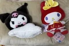 【セット売り】マイメロディとクロミのぬいぐるみ