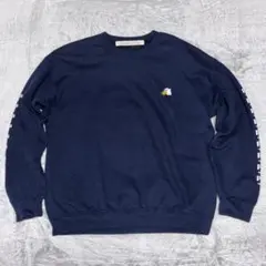 アレキサンダーリーチャン PIZZA CAT CREW ネイビー　XL