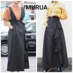 MURUA/ムルーア 2WAYラッフルジャンスカ