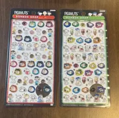 ま*ち様 スヌーピー　ボンボンドロップ　シール2シートセット　正規品　セット