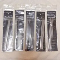 HiyaHiya 15cm ステンレス短針5本セットx5サイズセット