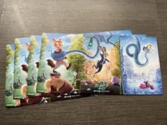 ズートピア2 入場者特典 第1弾 オリジナル・パノラマボード　4枚セット 映画
