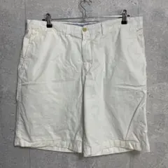 トミーヒルフィガー　ホワイト　ハーフパンツ　ショーツ　ビックサイズ　W38のサムネイル