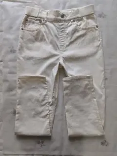 ＊おすすめ品！【春夏用】BAYFLOW ホワイト ストレッチ スキニーパンツ