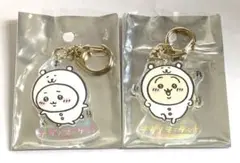 ナガノマーケット　ホログラムアクリルキーホルダー　うさぎ、ちいかわ