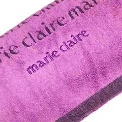 J*O様 新品　マリクレール　ロゴ総柄　ピンク　バスタオルのサムネイル