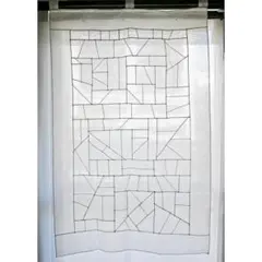 韓国 ポジャギ アンティーク布 正方形 棒通しあり 100×100cm - メルカリ