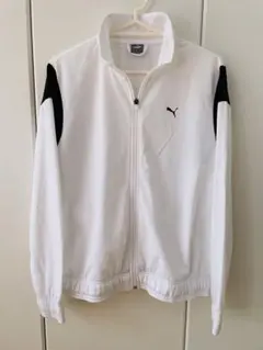 PUMA ジップアップジャケット L ホワイト/ブラック上下￼セット