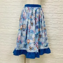 axes femme POETIQUE フリルスカート【F-5703】