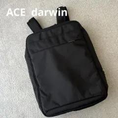 美品 ACE エース ブラック リュック バックパック ビジネスリュック黒