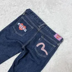 EVISU donna デニム ミニ スカート カモメペイント evisu - メルカリ