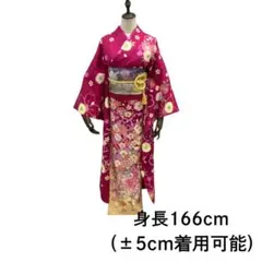 美品 振袖 正絹 古典柄 成人式 単品 花柄 ピンク 154 ○ - メルカリ