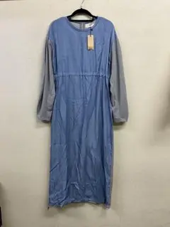 【新品】r.p.s ドローストリング ドッキングロングワンピース
