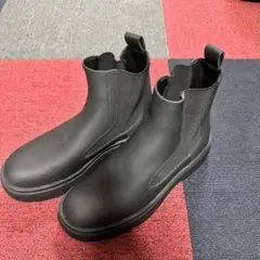 ば*ん様 【美品】ZARA ブラック サイドゴアブーツ EU 42 サイズ27c