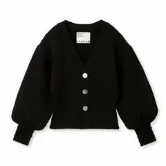 ペプラムカーディガン