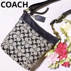 【未使用】coach ワンショルダー シグネチャー y2k ゴールド金具 レザー