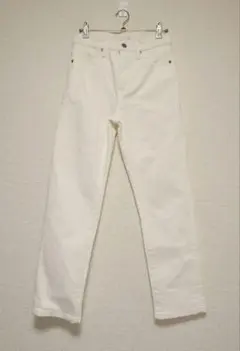 ユニクロ　スリムストレートハイライズジーンズ（丈78.5cm）