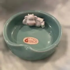 昭和　レトロ　ファンシー雑貨　アニマル 灰皿 陶器　未使用品