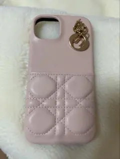 【美品✨】iPhone14ケース ディオール キルティング レザー チャーム付き