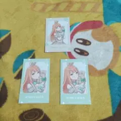 3枚【紫雲清夏】【トレーディングミニフォトカード】学園アイドルマスター gigo