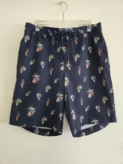 グローバルワークプリント ネイビーショートパンツMサイズ美品