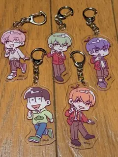 おそ松さん トレーディングアクリルキーホルダー 5個セット