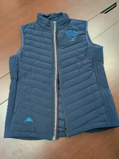 Kappa Golfダウンベスト ネイビーLサイズ ゴルフウェア カッパ メンズ