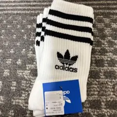 adidas クルーソックス EEF54 M(25-27cm)