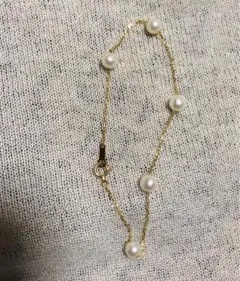 k18 パールブレスレット