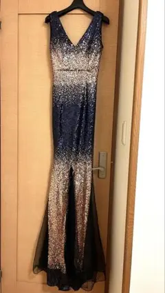 スパンコールドレス ガウン コンテスト衣装