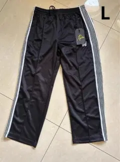 Needles トラックパンツ ブラック　ホワイト Sサイズ♣01 2025年最新】ニードルス トラックパンツ ブラック ホワイトの