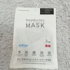 新品　AIRism　エアリズム　ユニクロ　マスク　ブラック　ちいさめ