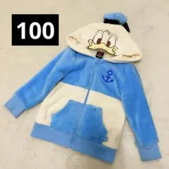 ドナルドダック フード付きパーカー　ベビードール　キッズ　ディズニー