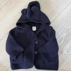 GAP くまさんカーディガン　ニットパーカー　70㎝
