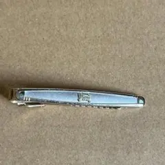 バーバリー　シルバー×ゴールドカラー　ネクタイピン　タイバー　ホースロゴ