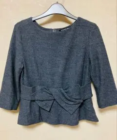 ストロベリーフィールズ　ウール　ペプラムトップス