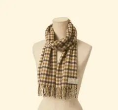 アクアスキュータム　カシミヤ100%　マフラー　男女兼用