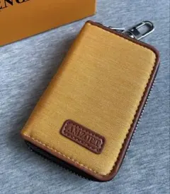 メンズ 大容量 キーケース スマートキーケース 車6連 外側ポケット カード入れ