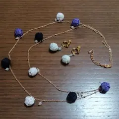 ネックレス　イヤリング　セット