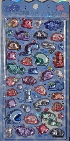 ☆水族館限定☆　ボンボンドロップシール