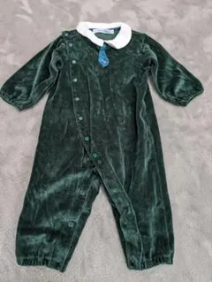 【familiar　ファミリア】ロンパース　ベロア　カバーオール　長袖　70