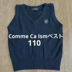 ベスト110 Comme Ca Ism 黒 Vネックベスト