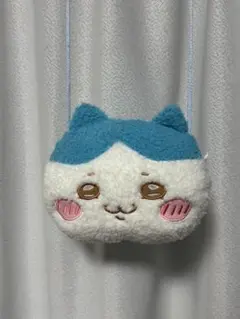 ちいかわ ハチワレ フェイスポシェット ふわふわ ショルダーバッグ