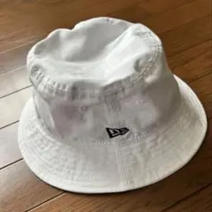 ニューエラ NEWERA バケハ01 ホワイト 美品　男女兼用
