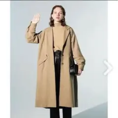 新品　ベージュ ロングコート　マウジーコート
