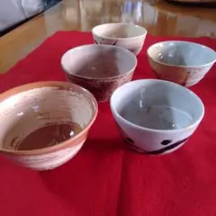 スコープ アズ茶碗 リネン 大 小 4点 セット 25周年ロゴ 飯碗 汁椀