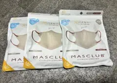不織布立体マスク　10枚入り×3 MASCLUB