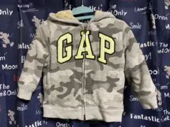 GAP迷彩ロゴパーカー 3years